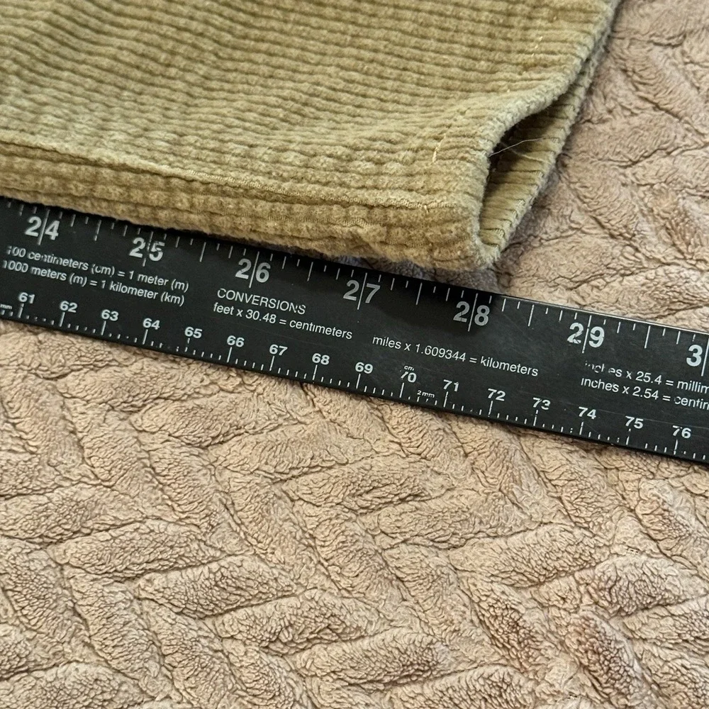 Levis Womens 33x30 Courdaroy Pants Beige Streetwear‎ Casual Outdoor Bohemian
